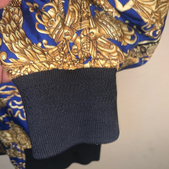 Versace DEA Barocco Baroque silk bomber Jacket - Picture 8 of 10